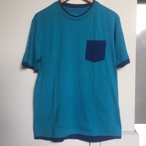 Aqua / Navy t-shirt